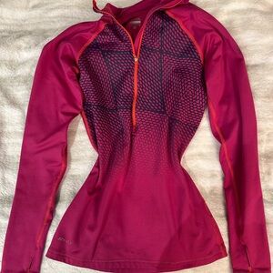 Nike Pro Pink Long Sleeve Top